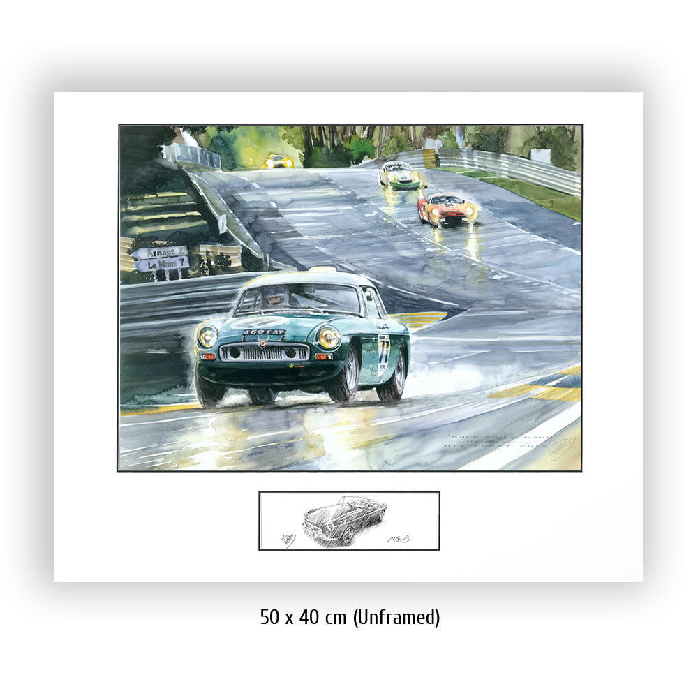 #0541 'MG B at Le Mans