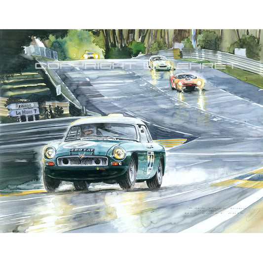 #0541 'MG B at Le Mans