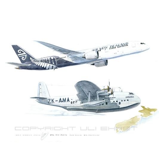 #0544 '75 Years Air New Zealand