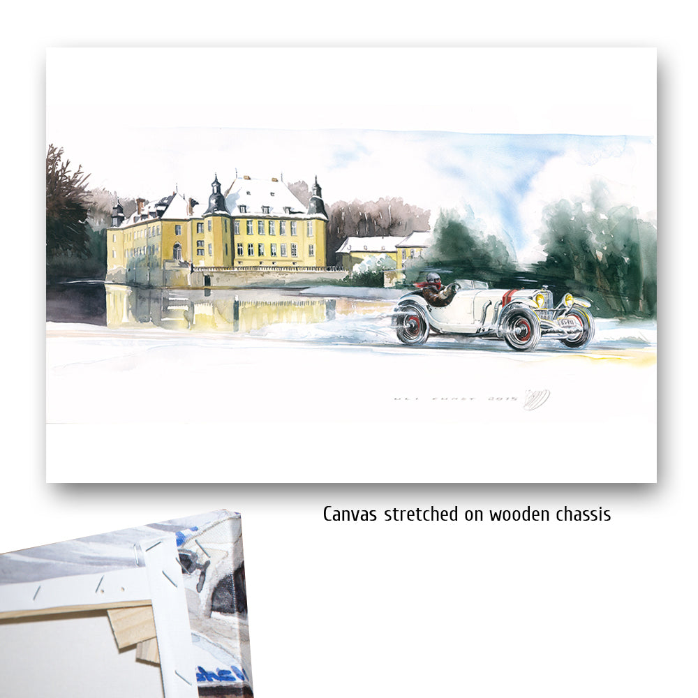 #0583 ""Mercedes SSK in front of Dyck Castle""