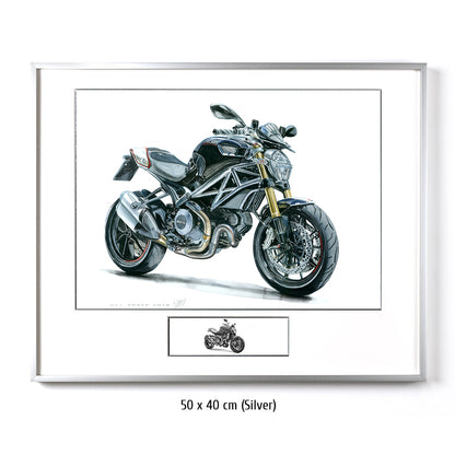 #0597 Monstre Ducati, Noir