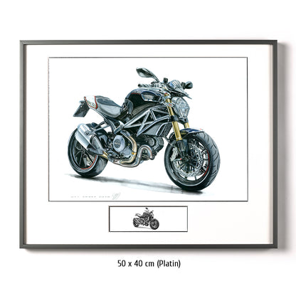 #0597 Monstre Ducati, Noir