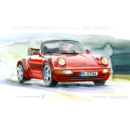 #0599  "Porsche 911 Turbo Cabriolet"