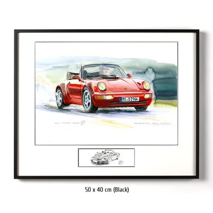 #0599  "Porsche 911 Turbo Cabriolet"