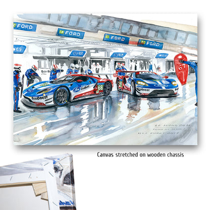 #0683  'Ford GT Pit Stop'