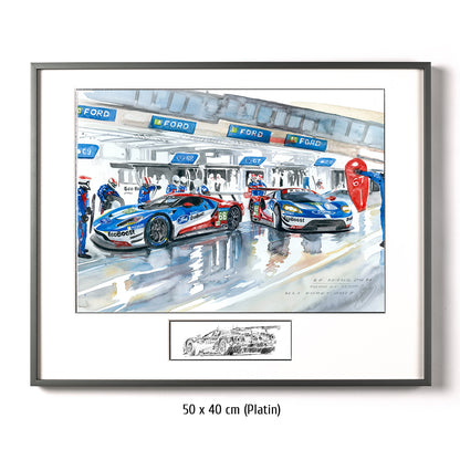 #0683  'Ford GT Pit Stop'