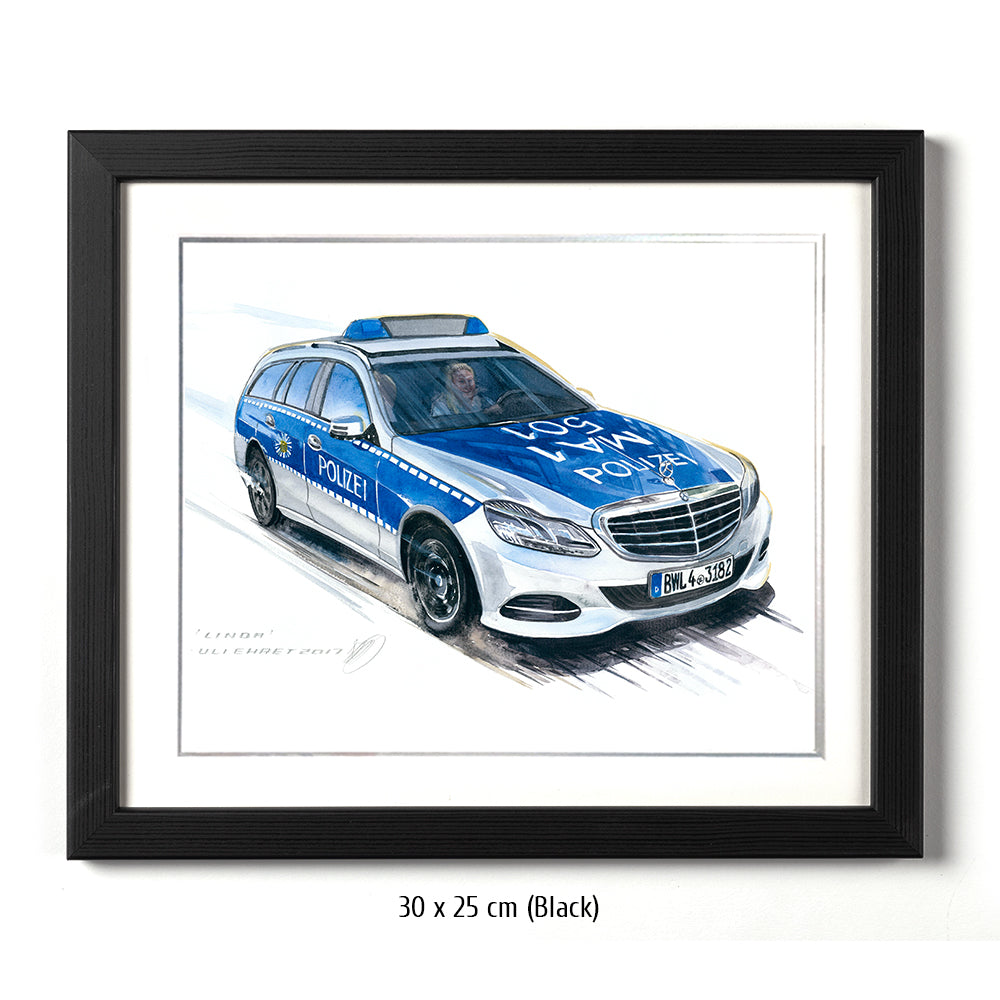 #0695 ""Mercedes Benz Police Car""