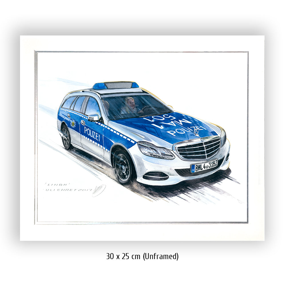 #0695 ""Mercedes Benz Police Car""