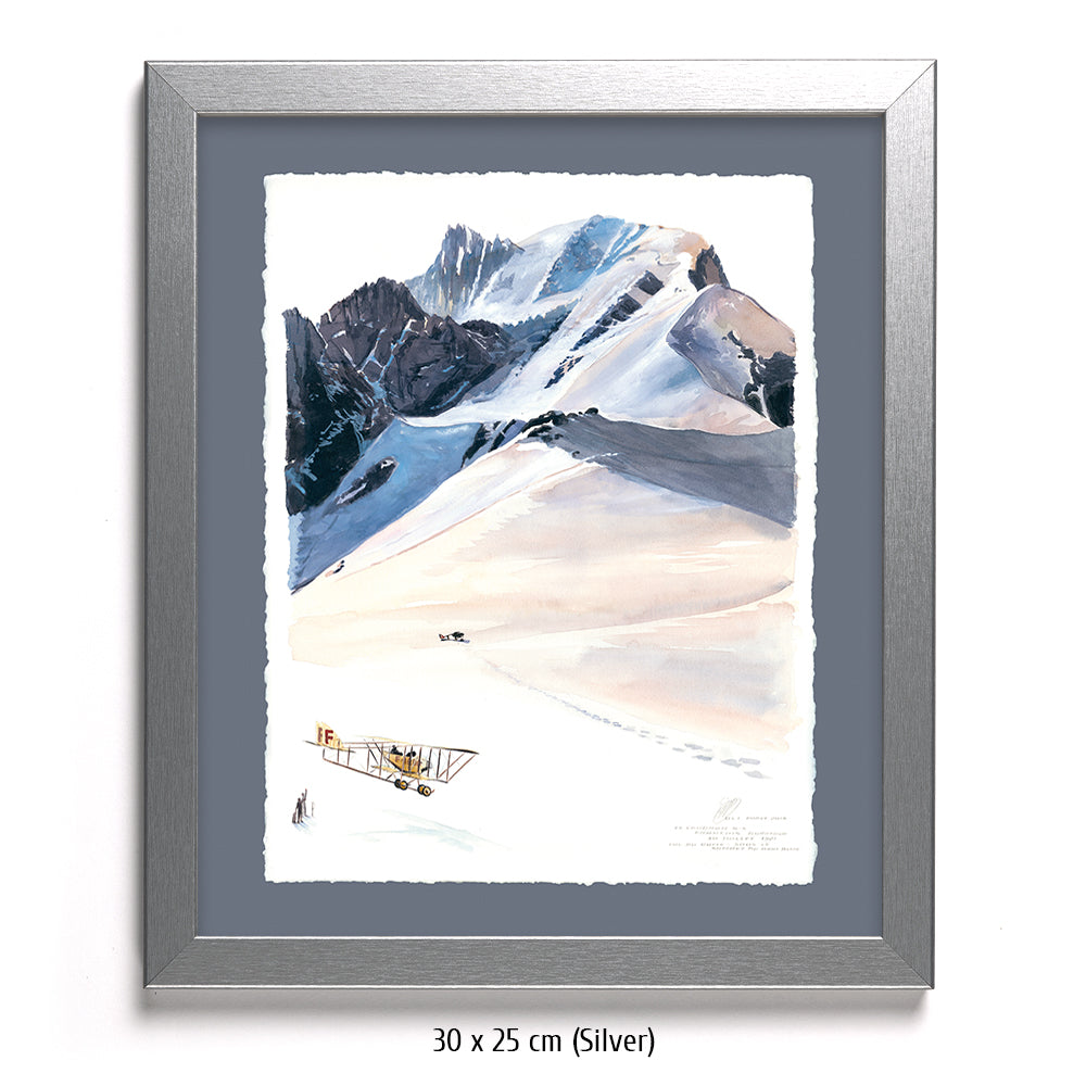 #0773 ""Landing on the Mont Blanc Ridge""