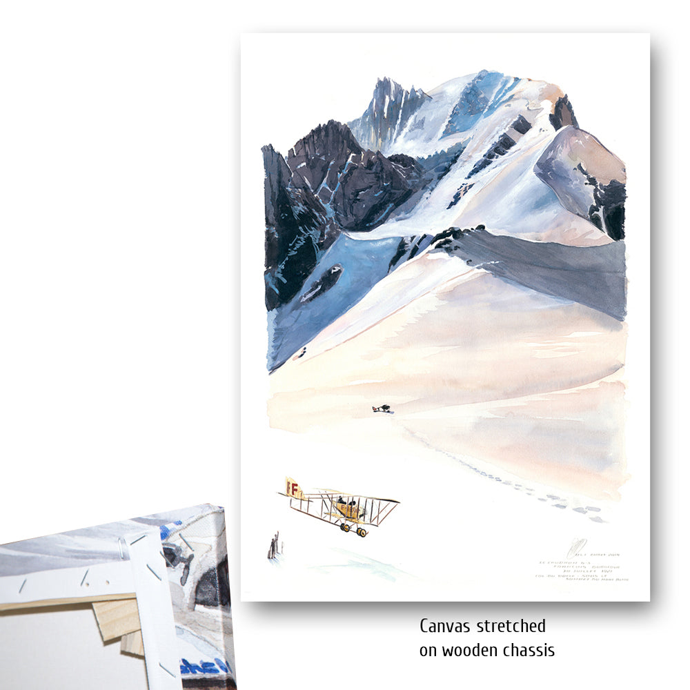 #0773 ""Landing on the Mont Blanc Ridge""