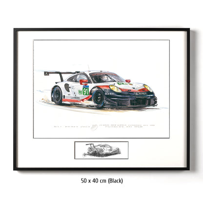#0804 A  "Porsche 911 RSR #91"