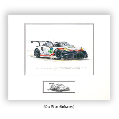 #0804 B  "Porsche 911 RSR #92"