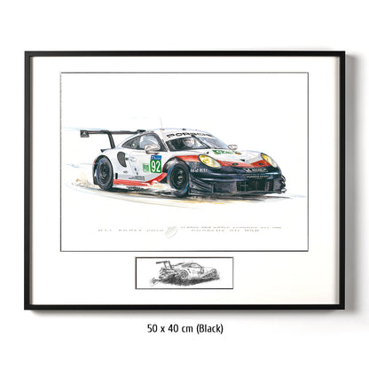 #0804 B  "Porsche 911 RSR #92"