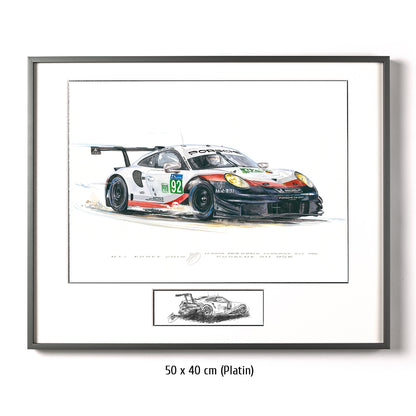 #0804 B  "Porsche 911 RSR #92"