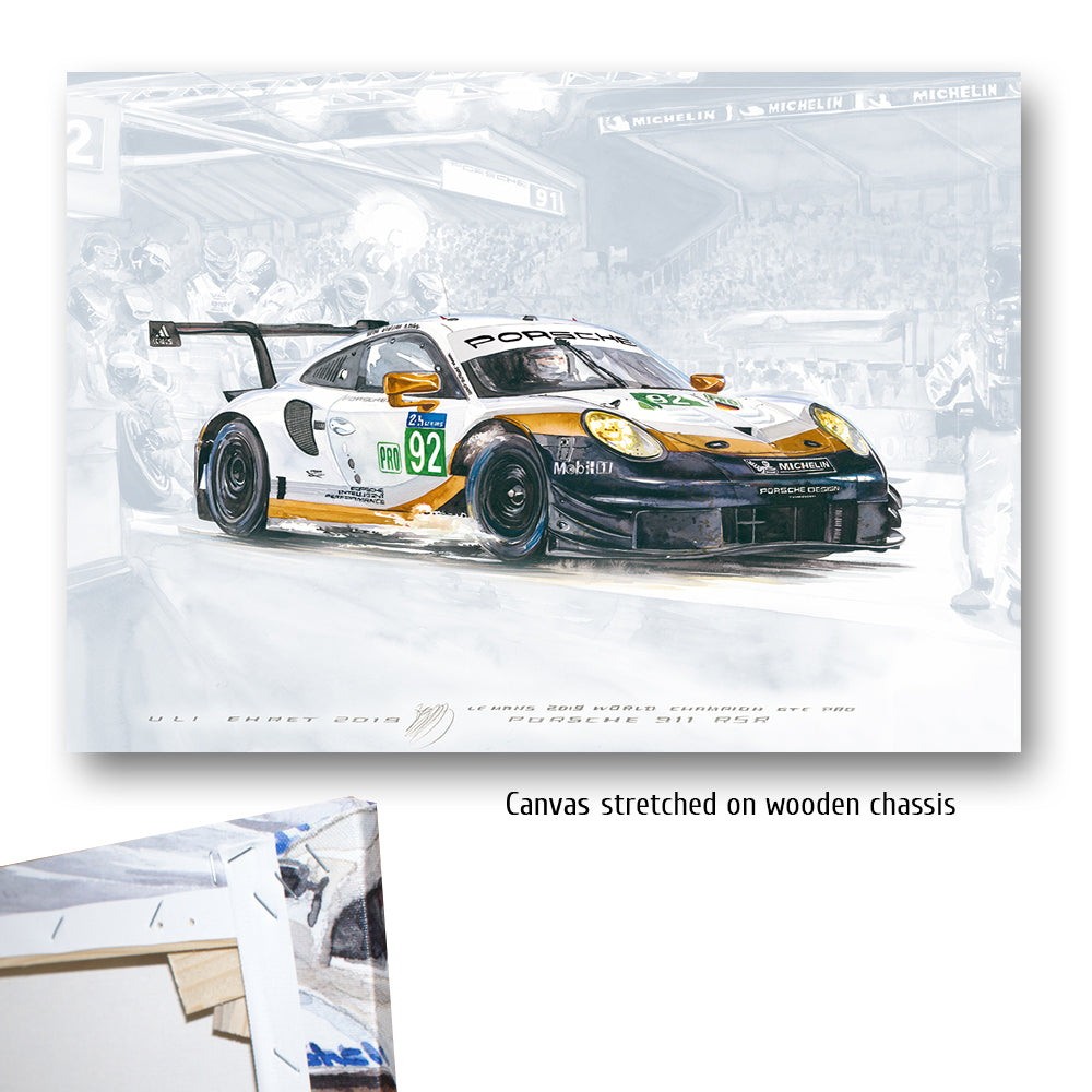 #0804 J ""Porsche 911 RSR #92 gold""