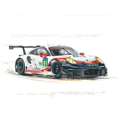 #0804 A  "Porsche 911 RSR #91"