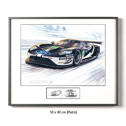 #0813 E 'Ford GT #66 Le Mans 24H 2019