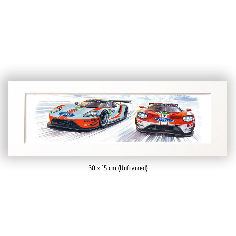 #0813 B 'Ford GT #69 & #67 Le Mans 2019