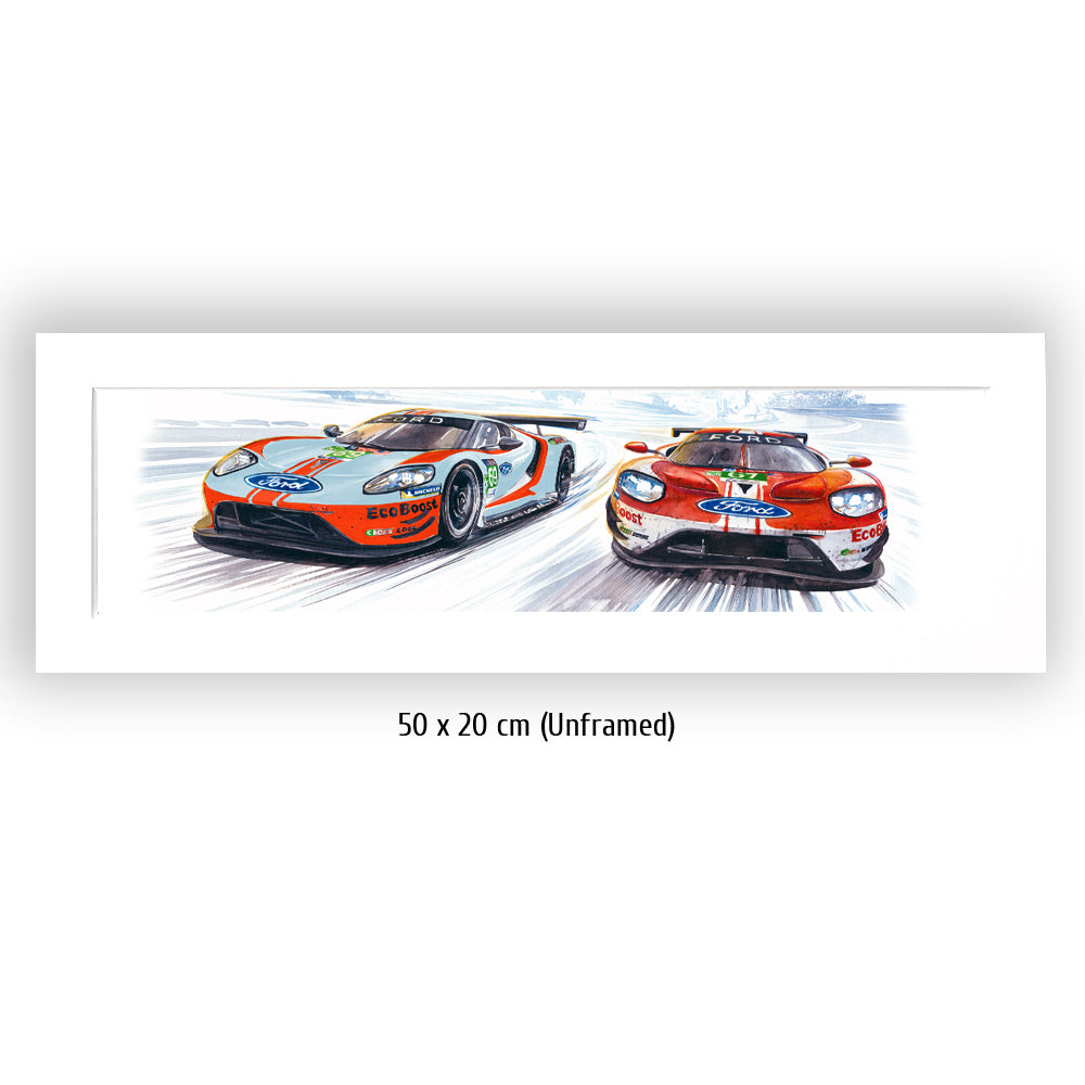 #0813 B 'Ford GT #69 & #67 Le Mans 2019