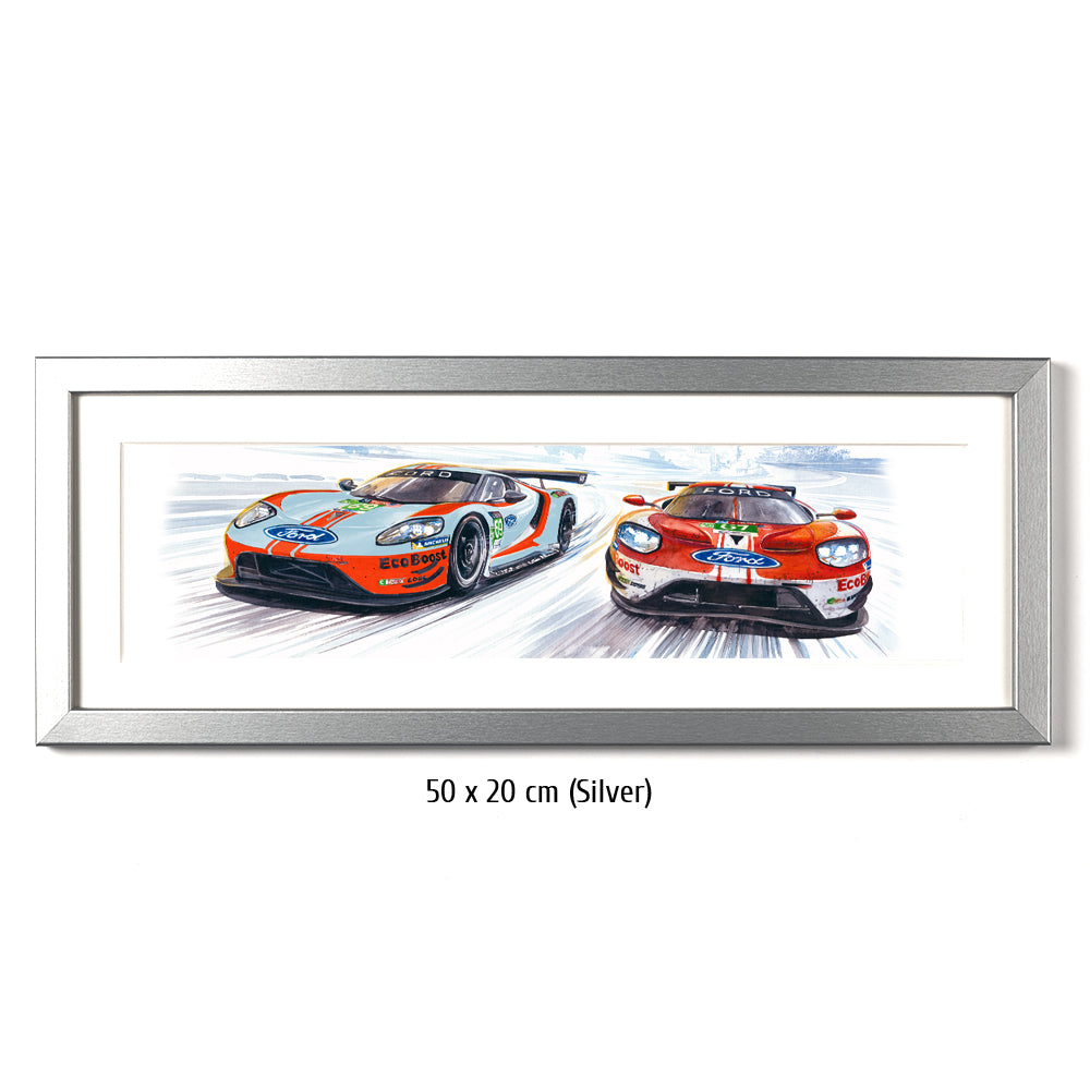 #0813 B 'Ford GT #69 & #67 Le Mans 2019