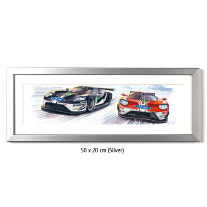 #0813  'Ford GT #66 & #67  Le Mans 2019'