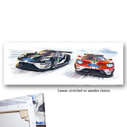 #0813  'Ford GT #66 & #67  Le Mans 2019'