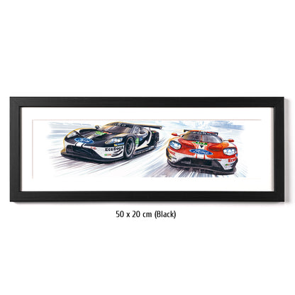#0813  'Ford GT #66 & #67  Le Mans 2019'