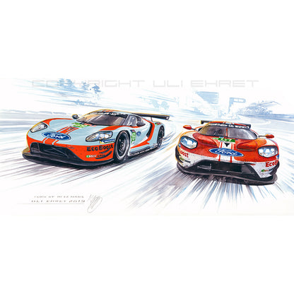 #0813 B  'Ford GT #69 & #67 Le Mans 2019'