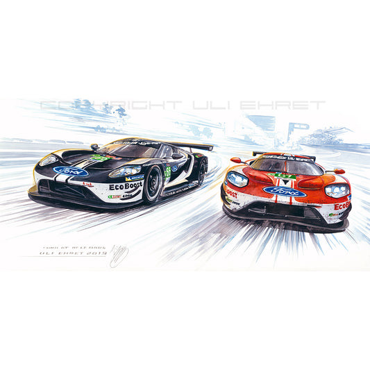 #0813 'Ford GT #66 & #67 Le Mans 2019