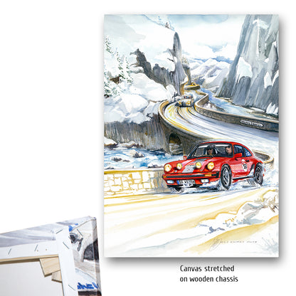 #0826  "Porsche 911 in Eis und Schnee"