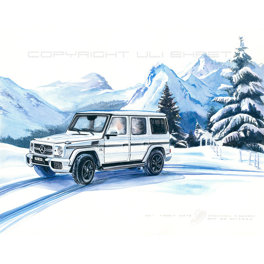 #0831 ""Mercedes G-Class in the snow""