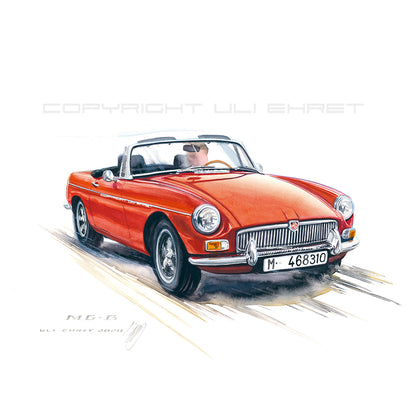 #0877  'MG B Convertible