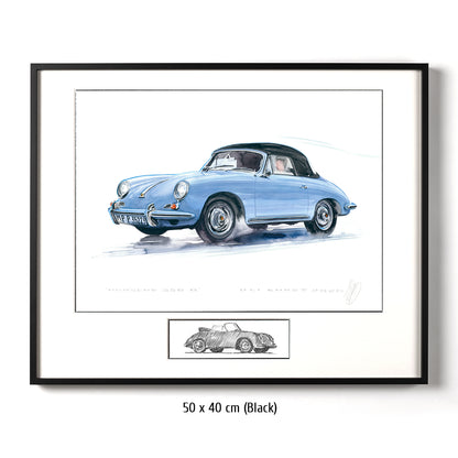 #0880  "Porsche 356B Cabriolet"