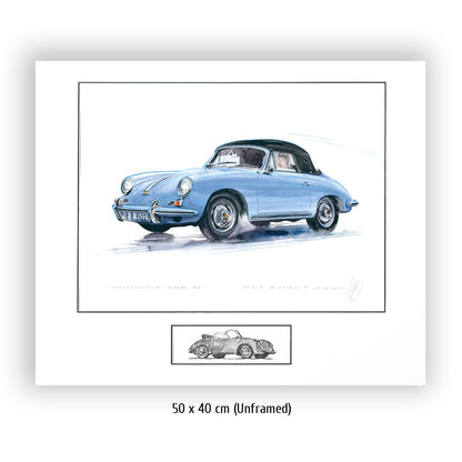 #0880  "Porsche 356B Cabriolet"
