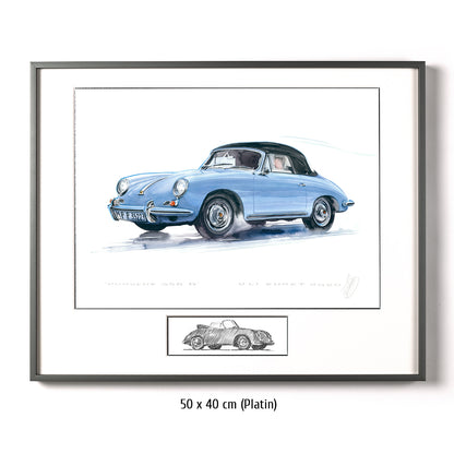 #0880  "Porsche 356B Cabriolet"