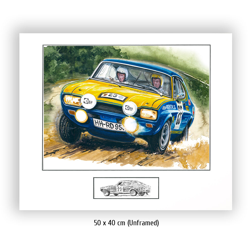 #0963 A 'Ford Capri RS - Walter Röhrl