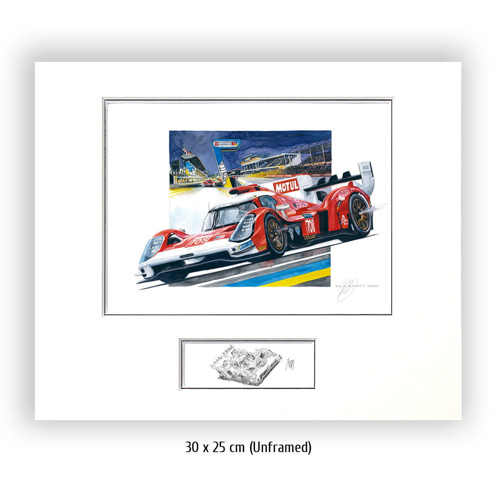 #0973 F 'Glickenhaus #708 at Le Mans 24H