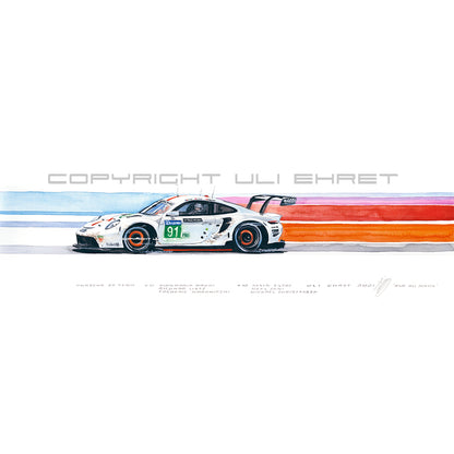 #0987 A  'Porsche GTE Works RSR 2021'