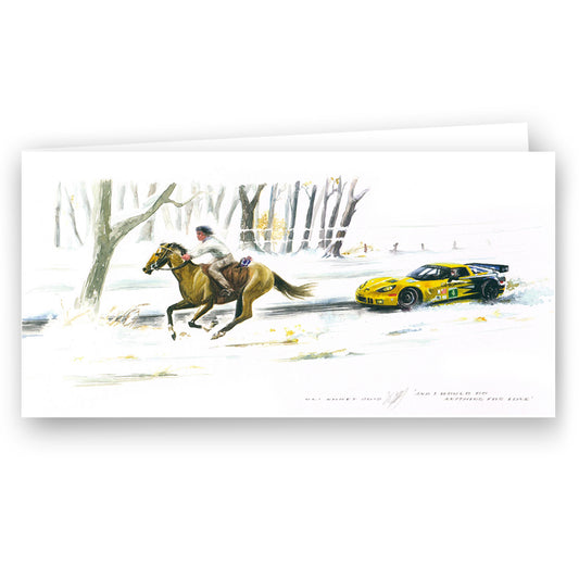Cards #029 - 'Corvette C6.R and Mustang Horse