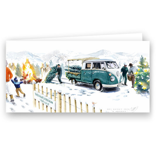 Card #045 - ""The Christmas Tree Sale""
