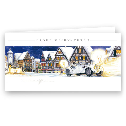 Card #054 - ""Winter Magic in Rothenburg""