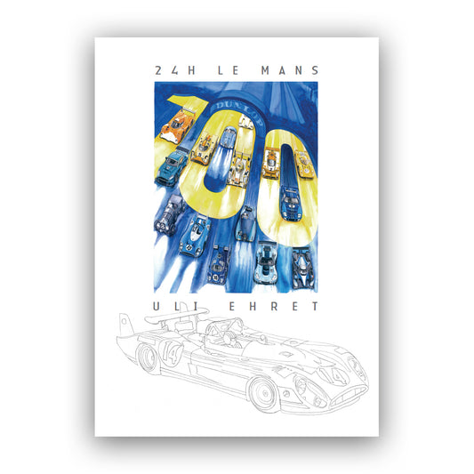 Uli's Racing Legends - 24H Le Mans coloring book